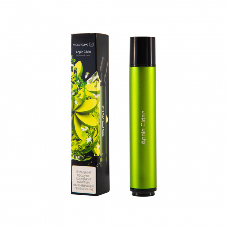 SOAK S 2500тяг (Apple Cider (Яблочный сидр), 2500 тяг)