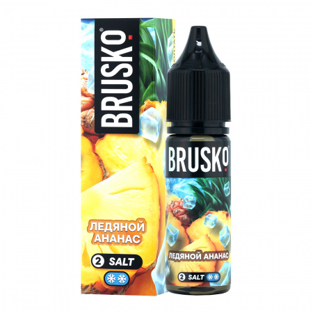 Жидкость Brusko Chubby salt 35ml 20mg (№5) 2ultra (Ледяной ананас, Hard)