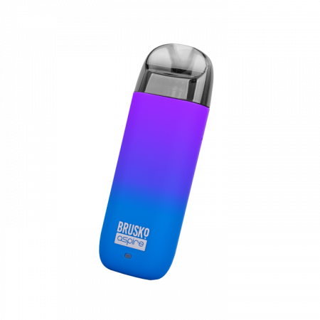 POD-система Brusko Minican 2 (Сине-фиолетовый градиент (Blue -Violet Gradient), 400 mAh, 11 W, 3 мл, Датчик затяжки)
