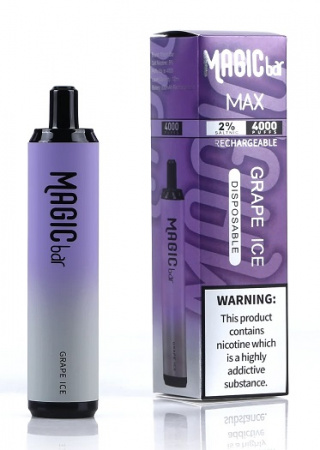 Magic Bar 4000 (Grape ice (Виноград лед), 4000 тяг)