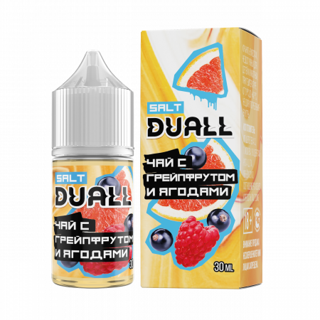 Жидкость Duall salt 30ml HARD 50mg (Чай с грейпфрутом и ягодами, Hard)
