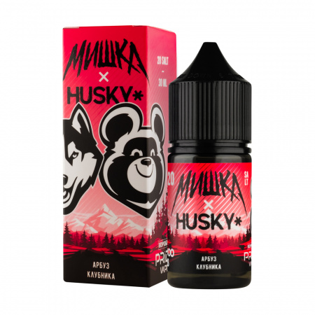 Жидкость Husky Мишка (Salt TX) 30ml 20mg (Арбуз-Клубника, Hard)