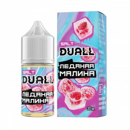 Жидкость Duall salt 30ml HARD 50mg (Ледяная Малина, Hard)