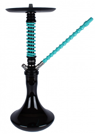 Шахта Mamay Customs Coilovers Mini (шахта,мундштук) (Черная шахта, бирюзовая пружина, 53 см, Шахта, Мундштук, 16 мм, Да, Нержавеющая сталь)