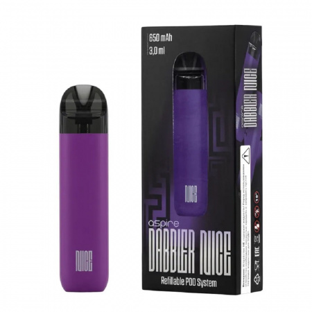 POD-система Brusko DABBLER NICE (Фиолетовый (Purple), Датчик затяжки, 650 mAh, 3 мл, 11 W)