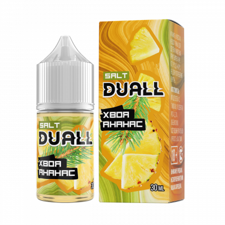 Жидкость Duall salt 30ml HARD 50mg (Хвоя Ананас, Hard)