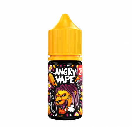 Жидкость Angry Vape salt 30ml 50mg (2 Ultra) (Лев Шарм (Йогурт манго-маракуйя), Hard)