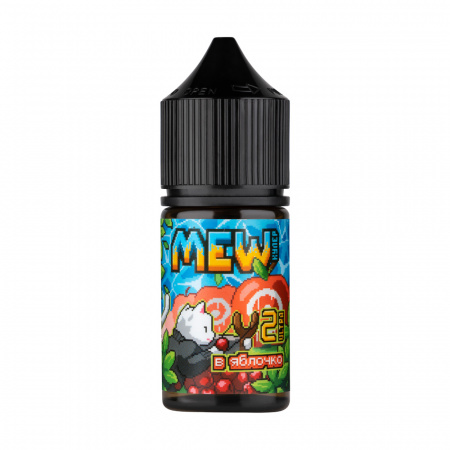Жидкость Mew salt 30ml 2 ultra (50mg) (В яблочко (Яблоко и вишня со льдом), Hard)