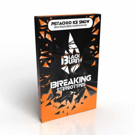 BlackBurn 100г (Pistachio Ice Snow (Фисташковое Мороженое), Крепкий)