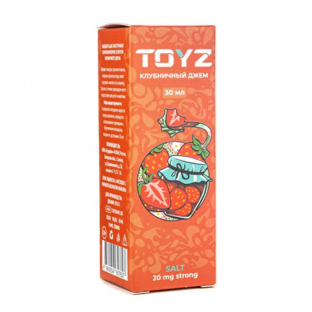 Жидкость Toyz 30ml 20mg Strong (Strawberry Jam (Клубничный джем), Hard)