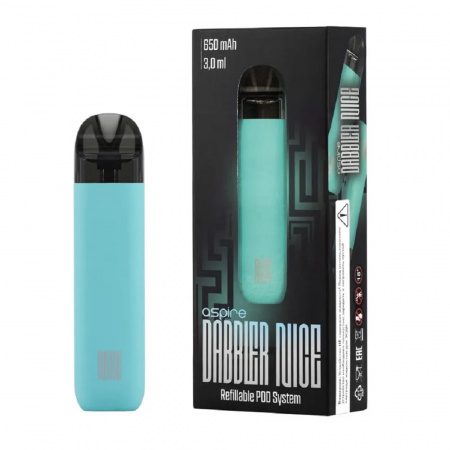 POD-система Brusko DABBLER NICE (Бирюзовый (Turquoise), Датчик затяжки, 650 mAh, 3 мл, 11 W)