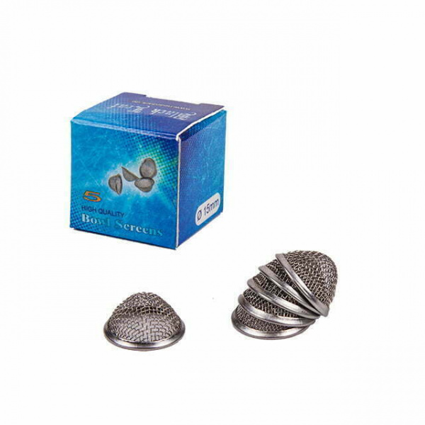 Сетки ПОЛУСФЕРА С ОКАНТОВКОЙ Black Leaf Steel Screens 15mm (1уп.)