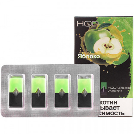 Картридж HQD 4шт (для JUUL) (Apple)