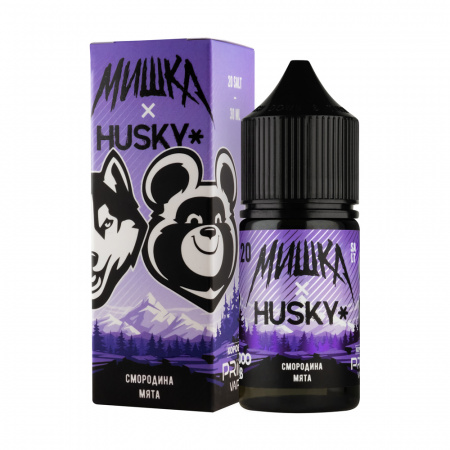 Жидкость Husky Мишка (Salt TX) 30ml 20mg (Смородина-Мята, Hard)