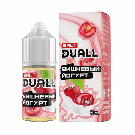 Жидкость Duall salt 30ml HARD 50mg (Вишнёвый Йогурт, Hard)