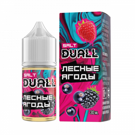 Жидкость Duall salt 30ml HARD 50mg (Лесные Ягоды, Hard)