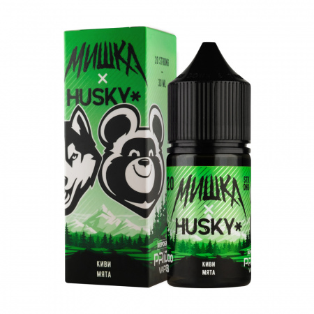 Жидкость Husky Мишка (Salt TX) 30ml 20mg (Киви-Мята, Hard)