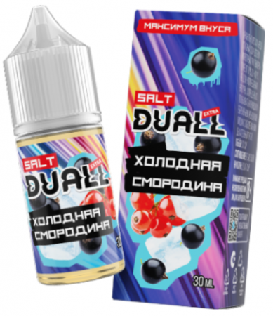 Жидкость Duall Extra salt 30ml HARD 50mg (Холодная смородина, Hard)