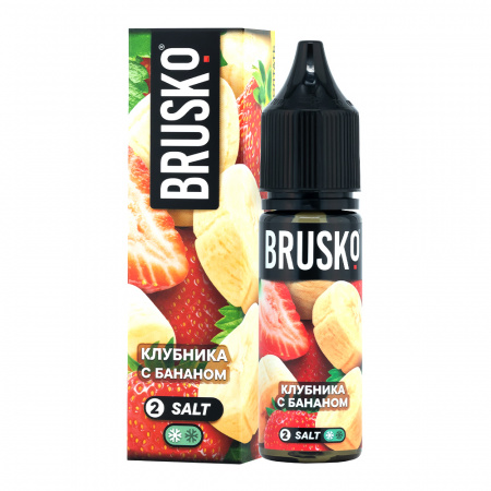 Жидкость Brusko Chubby salt 35ml 20mg (№5) 2ultra (Клубника с бананом, Hard)