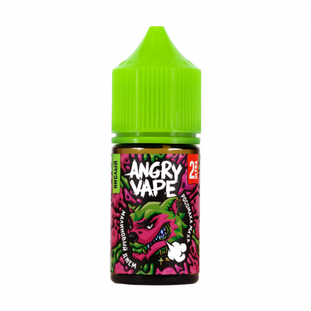 Жидкость Angry Vape salt 30ml 50mg (2 Ultra) Sour (Росомаха Маха (Малиновый джем), Hard)